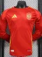 2024-25 Spain Home Long Sleeve Player Version Soccer Jersey (长袖球员)
