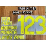 2024-25 Spain Home Long Sleeve Player Version Soccer Jersey (长袖球员)
