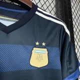 2014 Argentina Away Retro Soccer Jersey