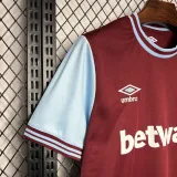 2024-25 West Ham Home Fans Soccer Jersey
