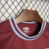 2024-25 West Ham Home Fans Soccer Jersey