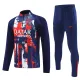 2024-25 PSG Royal blue Half Pull Tracksuit (半拉链)(印花)