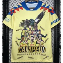2023-24 Club America Yellow Champion Special Edition Training Shirts 15冠军版