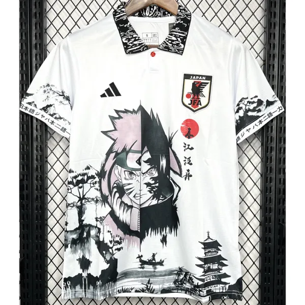 2024-25 Japan White Special Edition Fans Training Shirts (粉墨鸣人)