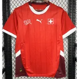 2024-25 Switzerland Home Fans Soccer Jersey