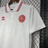 2024-25 Denmark Away Fans Soccer Jersey 胶标