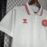 2024-25 Denmark Away Fans Soccer Jersey 胶标