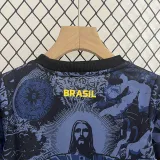 2024-25 Brazil Blue Special Edition Kids Soccer Jersey (耶稣蓝色)