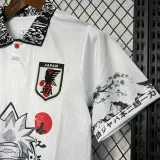 2024 Japan White Special Edition Fans Soccer Jersey (碳画鸣人)