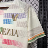 2024 Venezia White Pink Special Edition Fans Soccer Jersey