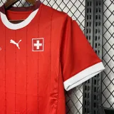 2024-25 Switzerland Home Fans Soccer Jersey