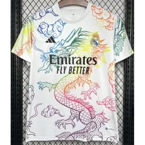 2024-25 RMA White Special Edition Fans Training Shirts (彩龙)