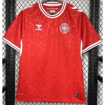 2024-25 Denmark Home Fans Soccer Jersey 胶标