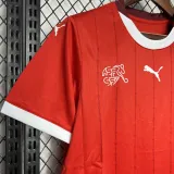 2024-25 Switzerland Home Fans Soccer Jersey