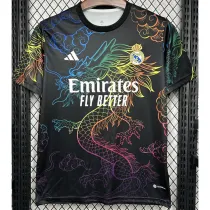 2024-25 RMA Black Special Edition Fans Training Shirts (彩龙)