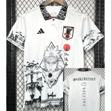 2024 Japan White Special Edition Fans Soccer Jersey (碳画鸣人)