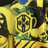 2024-25 Brazil Yellow Special Edition Kids Soccer Jersey (耶稣黄色)