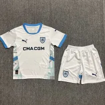 2024-25 Marseille Home Kids Soccer Jersey