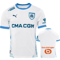 2024-25 Marseille Home 1:1 Fans Soccer Jersey (Print all Sponsor)