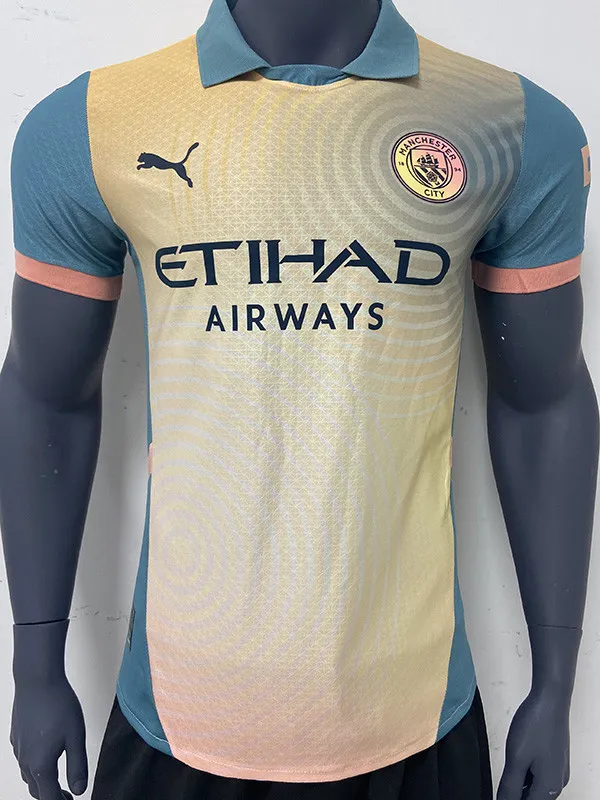 2024-25 Man City Fourth Player Version Soccer Jersey