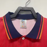 1994 Spain Home Red Retro Soccer Jersey