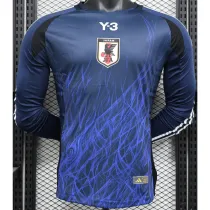 2024-25 Japan Y-3 Home Long Sleeve Player Version Soccer Jersey (长袖球员)