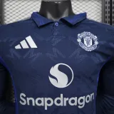 2024-25 Man Utd Away Long Sleeve Player Version Soccer Jersey (长袖球员)