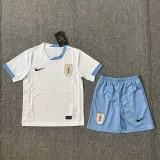 2024-25 Uruguay Away Kids Soccer Jersey