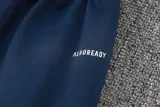 2024-25 RMA Light blue Half Pull Tracksuit (半拉链)