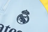 2024-25 RMA Light blue Half Pull Tracksuit (半拉链)