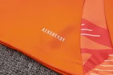 2024-25 Man Utd Orange Half Pull Tracksuit (半拉链)