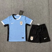 2024-25 Uruguay Home Kids Soccer Jersey