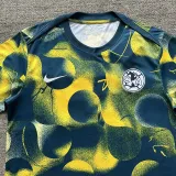 2024-25 Club America Green Yellow Training shirts