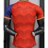 2024-25 Spain Red Special Edition Player Version Soccer Jersey