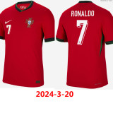 2024-25 Portugal White Special Edition Fans Soccer Jersey