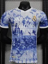 2024-25 RMA Blue White Special Edition Player Version Soccer Jersey