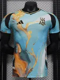 2024-25 Argentina Green Blue Special Edition Player Version Soccer Jersey