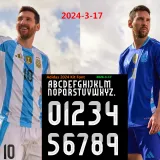 2024-25 Argentina Green Blue Special Edition Player Version Soccer Jersey