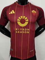2024-25 Roma Home Player Version Soccer Jersey