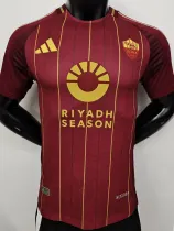 2024-25 Roma Home Player Version Soccer Jersey