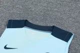 2024-25 PSG Light blue Tank top and shorts suit