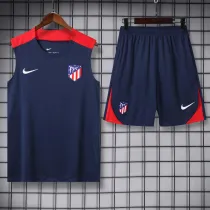 2024-25 ATM Dark blue Tank top and shorts suit