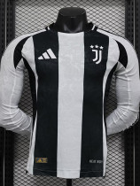 2024-25 JUV Home Long Sleeve Player Version Soccer Jersey (长袖球员)