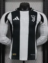 2024-25 JUV Home Long Sleeve Player Version Soccer Jersey (长袖球员)