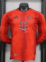 2024-25 Bayern Home Long Sleeve Player Version Soccer Jersey (长袖球员)