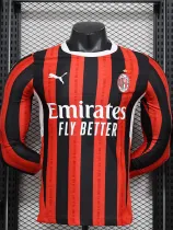 2024-25 ACM Home Long Sleeve Player Version Soccer Jersey (长袖球员)