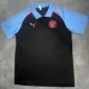 2024-25 Man City Black Polo Short Sleeve
