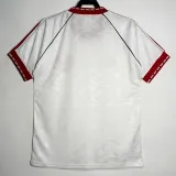 1990-1991 Man Utd White Retro Soccer Jersey
