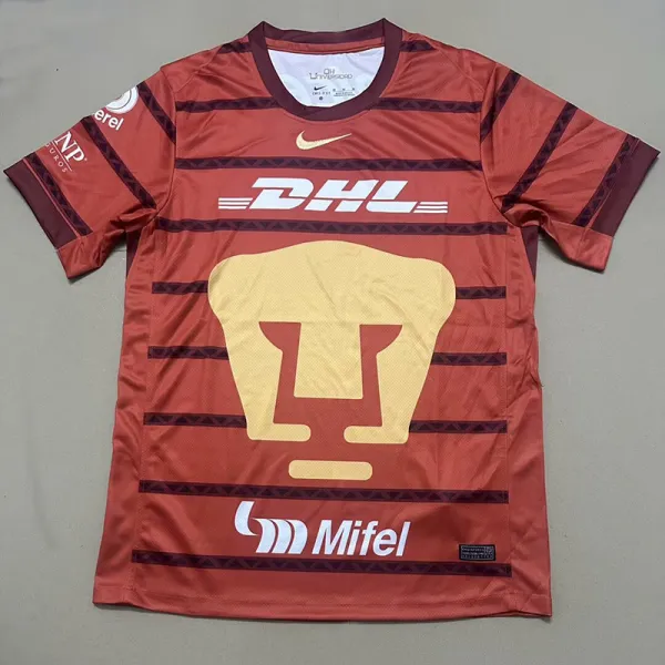 2024-25 Pumas UNAM Red Goalkeeper Fans Soccer Jersey