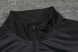 2024 NK Black Half Pull Tracksuit (半拉链)